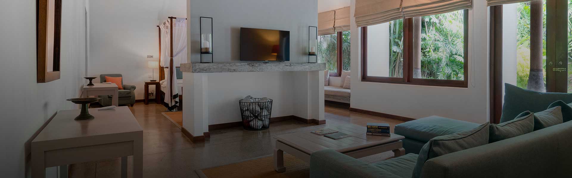 Teardrop features elegant rooms with cozy bedrooms and stylish sitting areas, making it the perfect choice for luxury getaways for couples in Sri Lanka